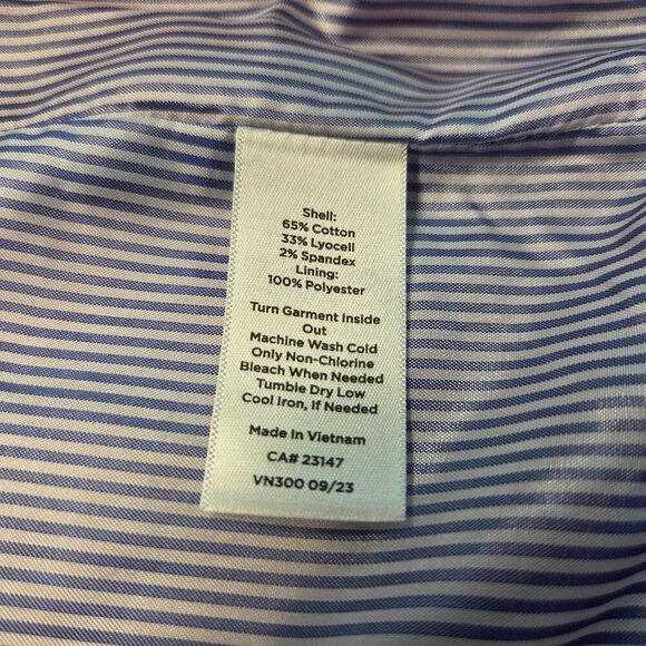 Talbots Petite Large Bright Pink Collared Button Up Longsleeve Blazer Jacket - Picture 14 of 14